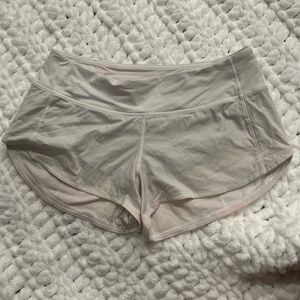 Lululemon Speed Up Shorts White size 4